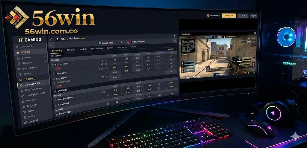 E-Sports 56WIN: Đấu Trường Thể Thao Điện Tử Đỉnh Cao Cùng Tf Gaming 2 Tận hưởng công nghệ giải trí đỉnh cao đánh thức mọi giác quan với E-Sports 56WIN